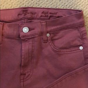 7 For All Mankind – High Waisted Skinny Jeans